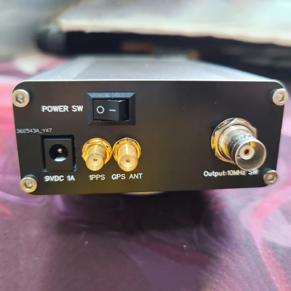 Fonte de referência de frequência GPSDO 10MHz, relógio atômico de rubídio com OCXO, gerador de sinal de oscilador disciplinado GPS