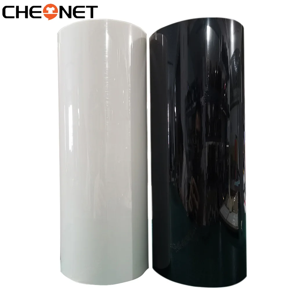 CHEONET HTV ---12"x40"/30.5cmx100cm ECO PU Heat Transfer Vinyl With Sticky Back T-shirt Iron On HTV Film Pattern Press DIY Craft