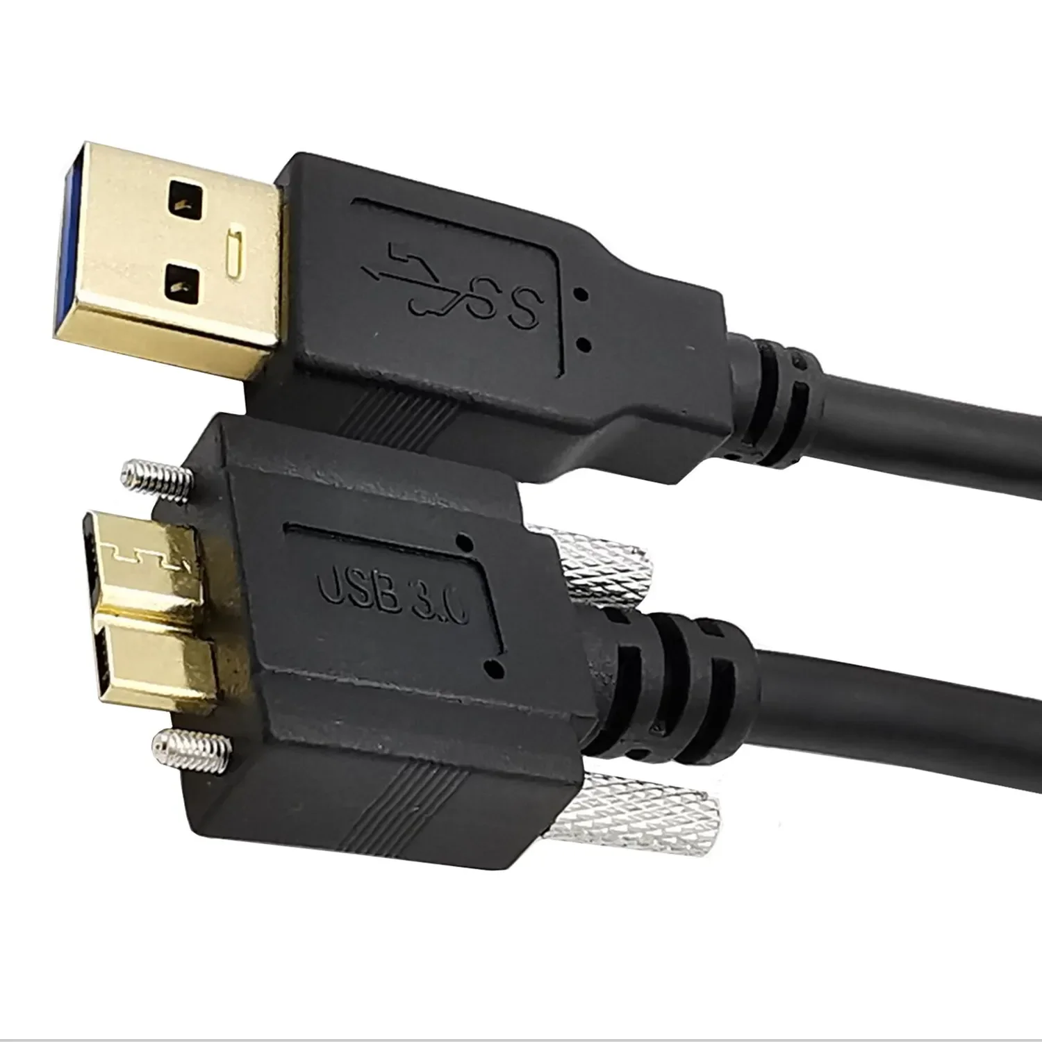 5M USB 3.0 A Male Naar Micro B Up Down Links Rechts Schuin met Vaste Schroef Industriële Camera Harde Schijf box Speler Datakabel