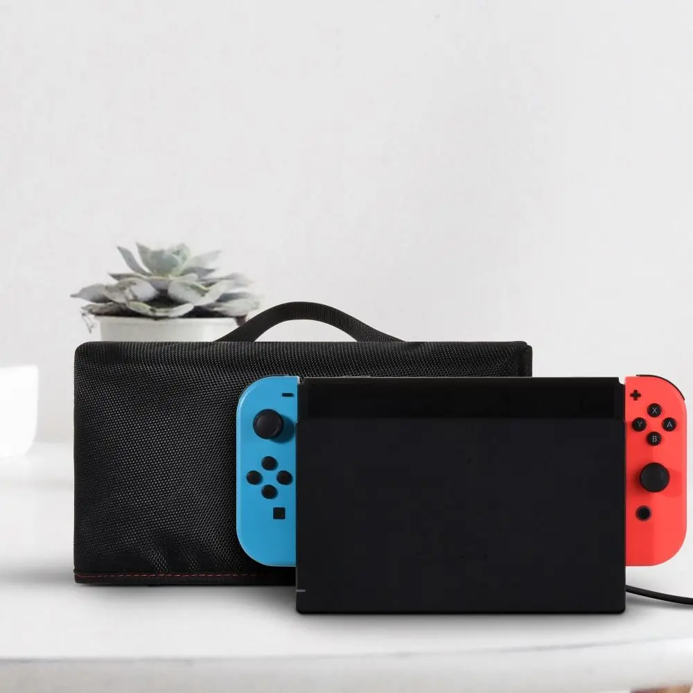 Oxford Cloth Game Console Dustproof Case Anti-Scratch Waterproof Dust Cover Built in Sponge for Nintendo Switch 2/1