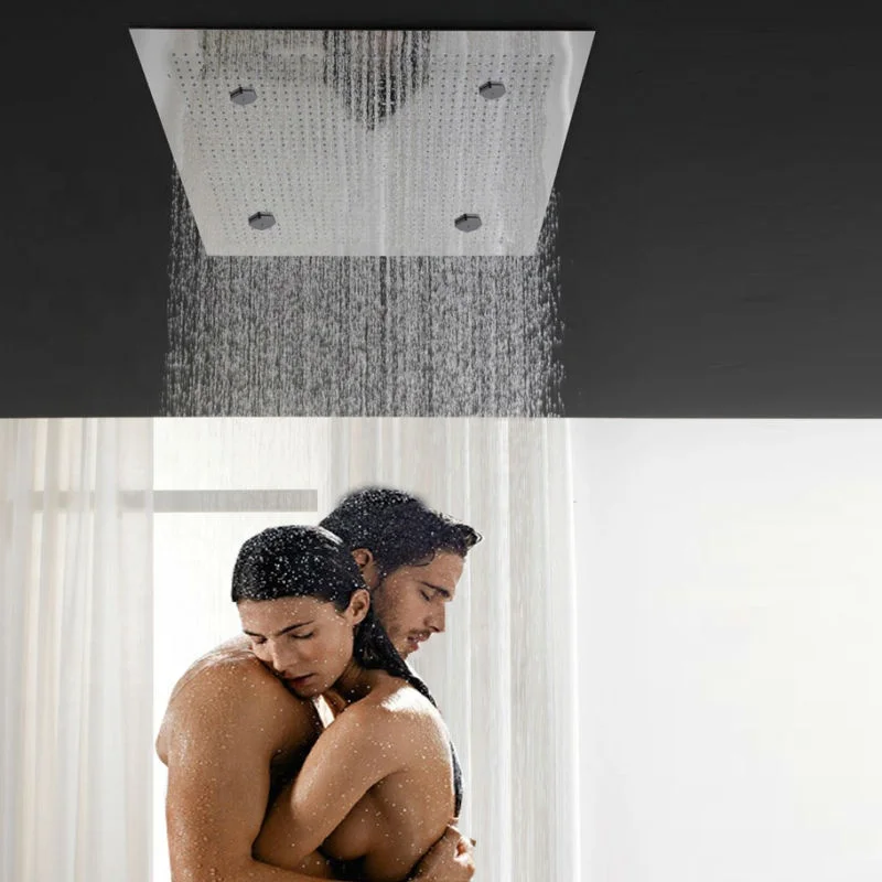 shower head 500mm rainfall,dual rain and misty shower head 20 inch rain shower head