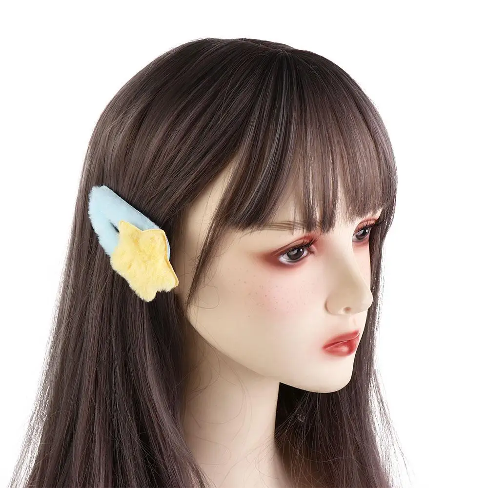 Fermaglio per capelli a forma di stella in stile minimalista alla moda Accessori per capelli Ornamento Forcine per capelli BB Copricapo Dolce e soffice Barrettes Quotidiano