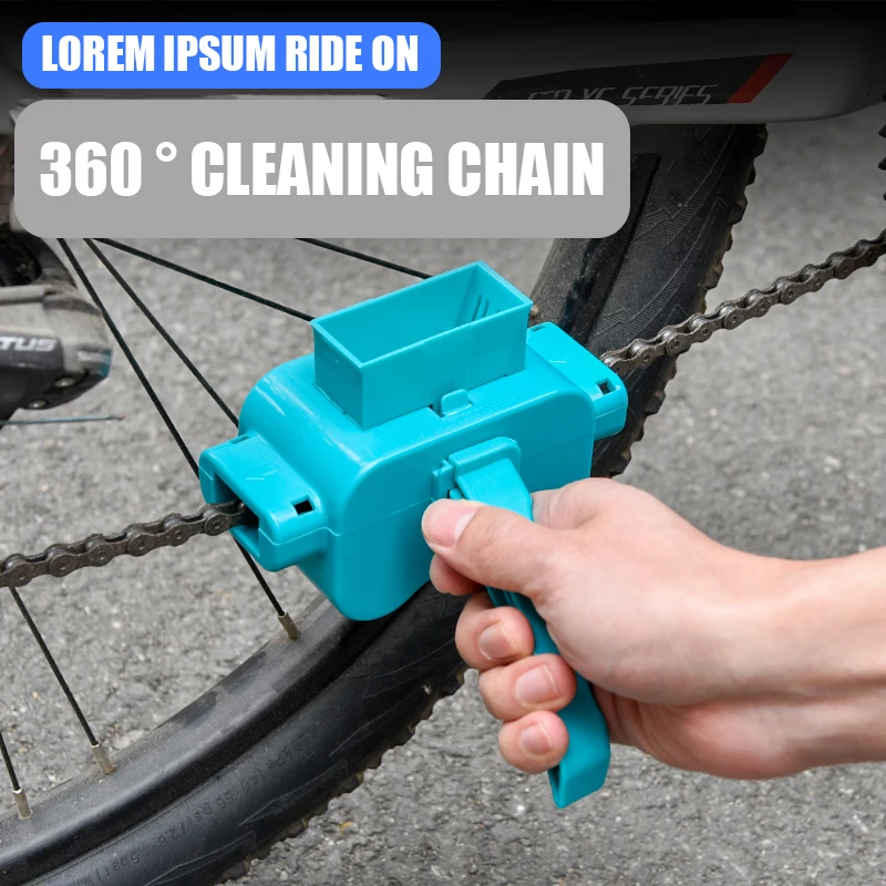 Bicycle Chain Cleaner Bike Clean Machine Brushes Cycling Cleaning Kit Maintenance For Mountain Road City BMX Bike Accessories