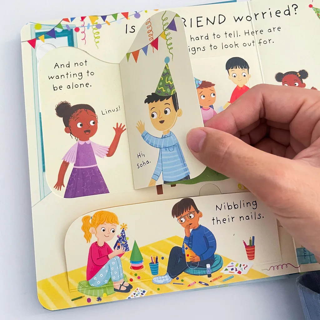 Usborne Pertanyaan dan Jawaban Pertama yang Sangat Penting Mengapa Seringkali Saya Tertegang? Buku Gambar Edukatif 3D untuk Anak-anak, Bacaan Sebelum Tidur