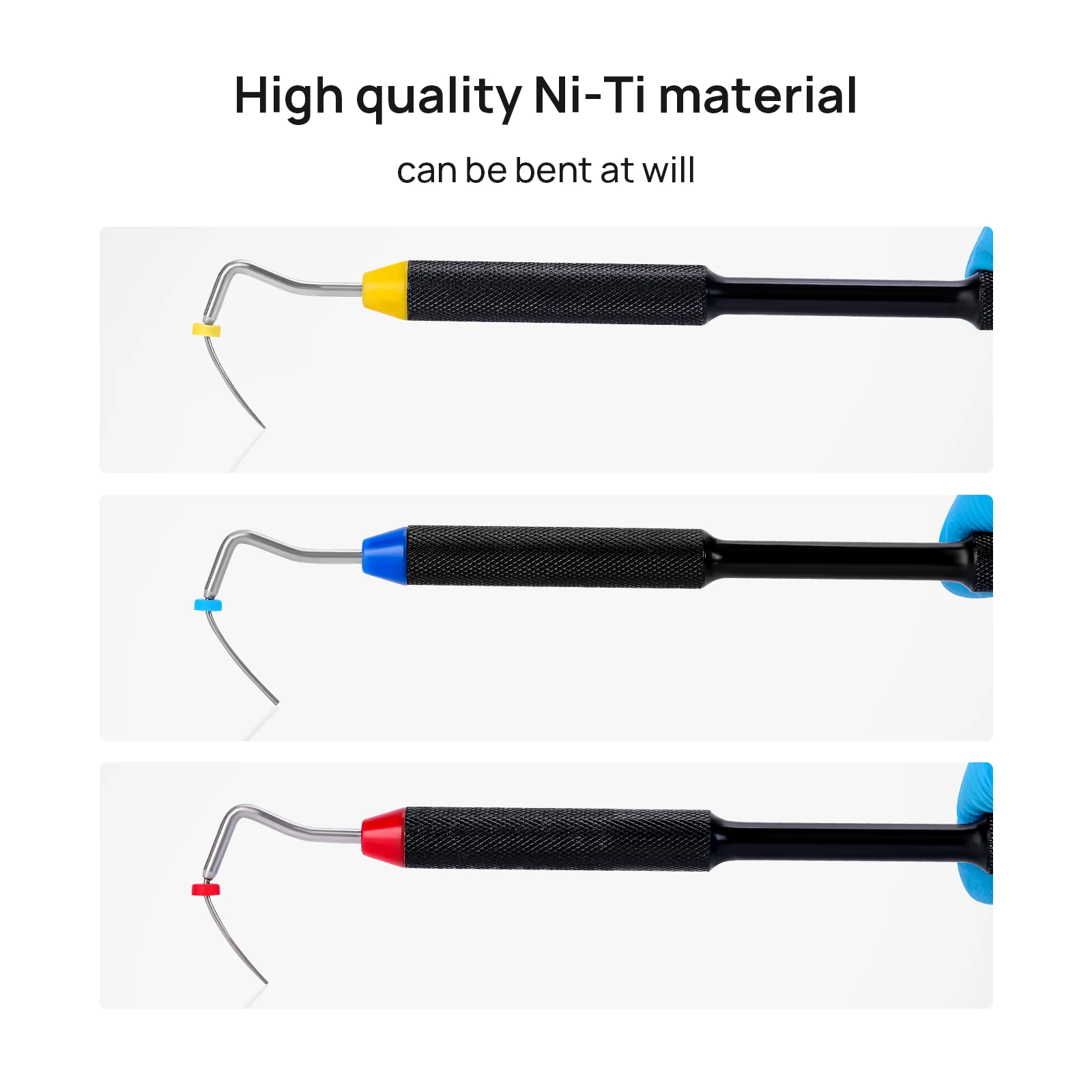 AZDENT 3 sztuk/zestaw Dental Sybronendo Endo Buchanan ręcznie Pluggers porady wypełnić obturacja #1 #2 #3 dentysta narzędzia laboratorium