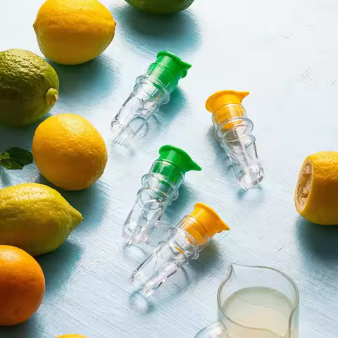 4Pcs Manual Lemon Juicer Portable Lemon Squeezer Washable For Lemon Orange Limes Citrus Easy Juice Extractor Kitchen Sttuff