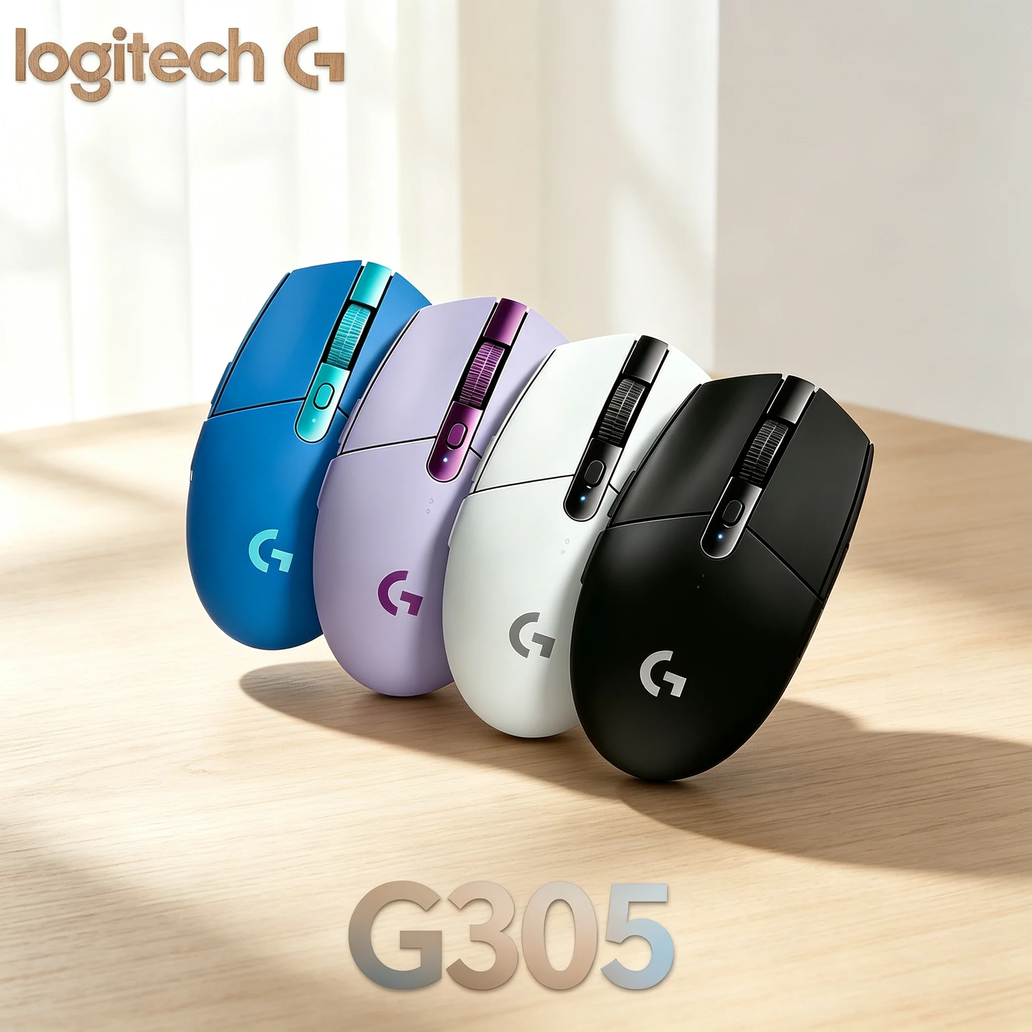 Logitech G305 2.4G Lightweight Wireless Gaming Mouse Ergonomic Hand Grip Multi‑Color Versions For Competitive Gaming Business Of