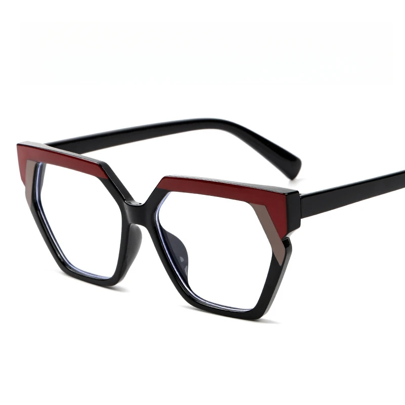 Irregularly exaggerated style fashionable anti-blue-light glasses for European and American ladies decorative eyewear frames