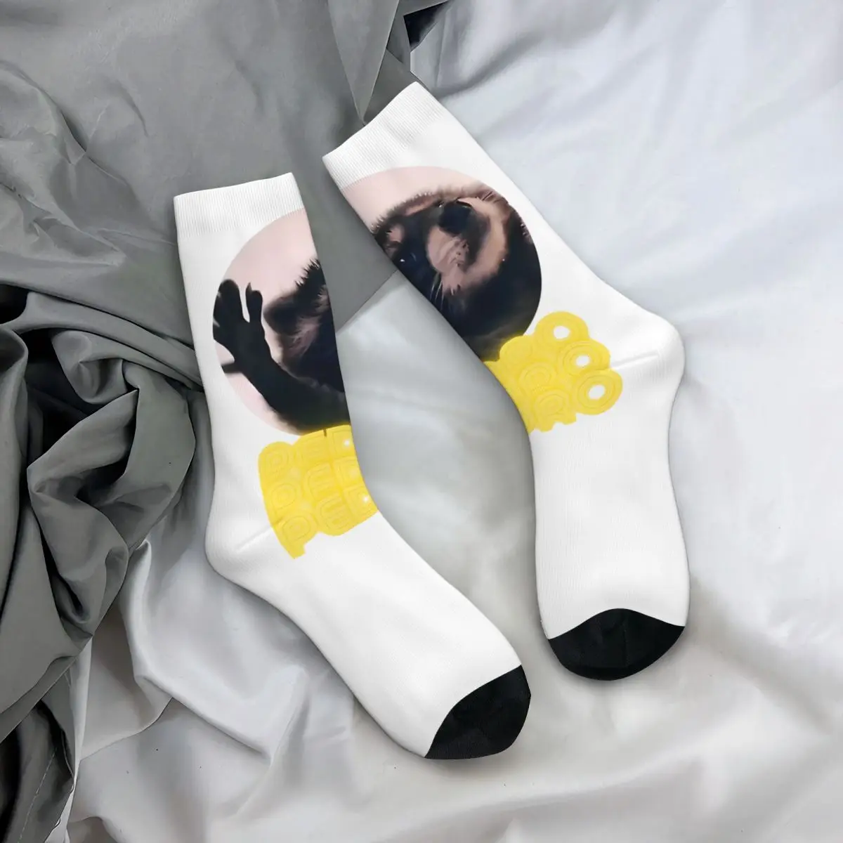 Pedro Raccoon Socks Winter Stockings Elegant Women Men Quality Socks Design Skateboard Anti Sweat Socks