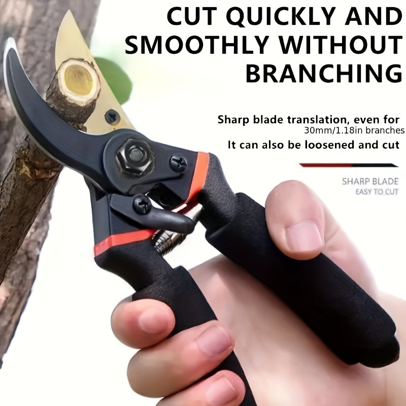  1pc Thickened SK5 Steel Branch Scissors Powerful Pruning Rough Branches Pruning Shears Garden Pruning Fruit Tree Pruning Branch 
