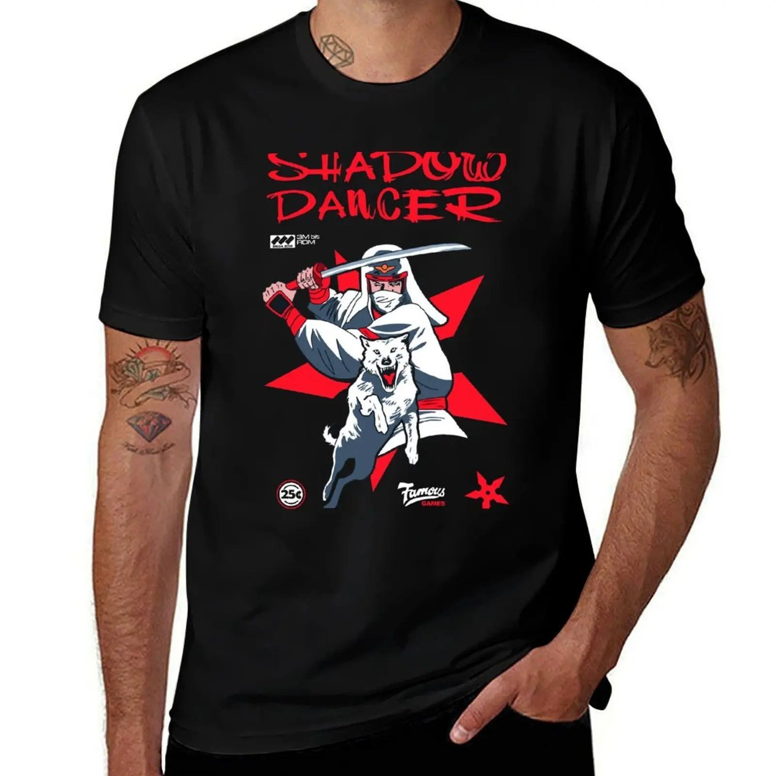

Shadow Dancer Retro Vintage Arcade T-Shirt t shirt man luxury cotton t shirts man 100% T-Shirt