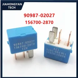 2PCS Original For Toyota relay 90987-02027 156700-2870 28300-21020 156700-4190 4-pin 12V