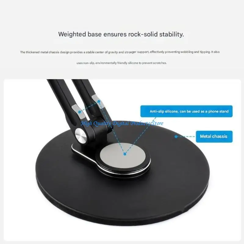 

U2JE Adjustable Rotating Stand for Portable Monitors 4 to 18.5Inch Aluminum Holder