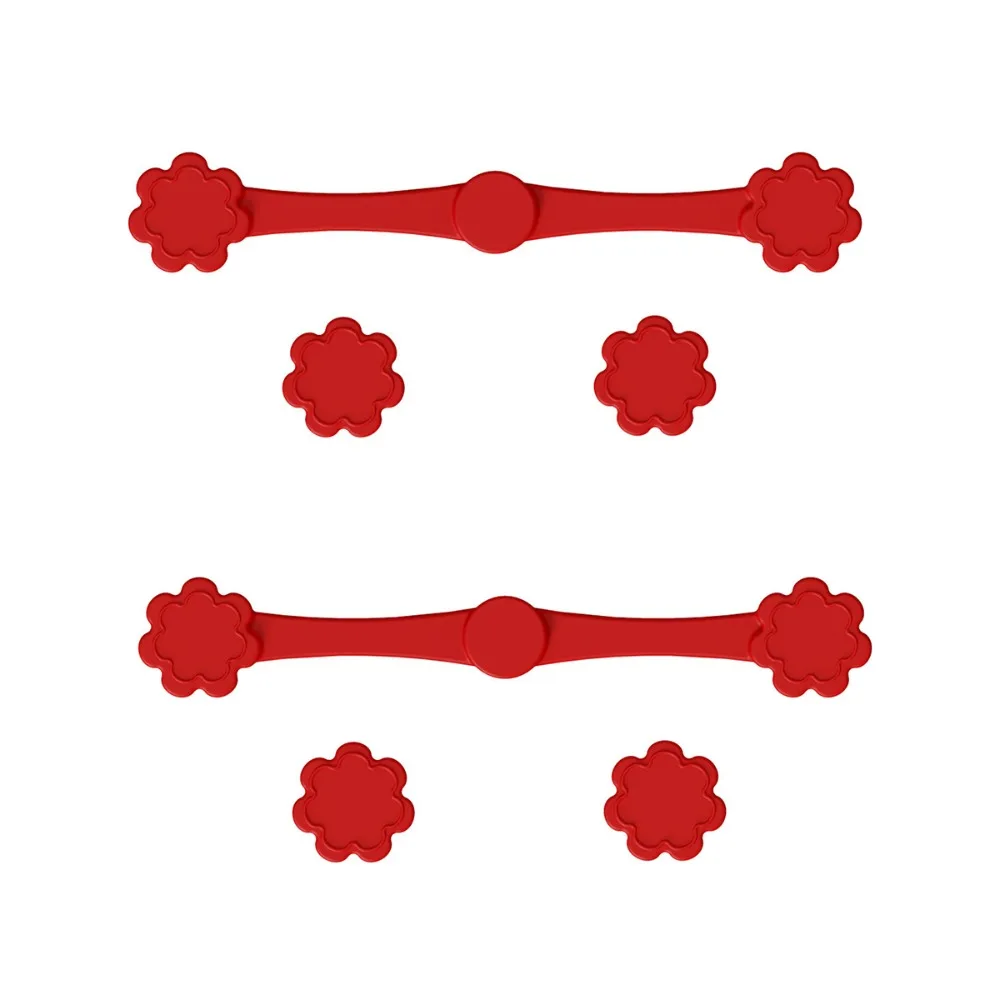 

2 Set Heat-resistant Air Fryer Magnetic Silicone Clip Non-Scratch Removable Air Fryer Magnet Buckle Reusable