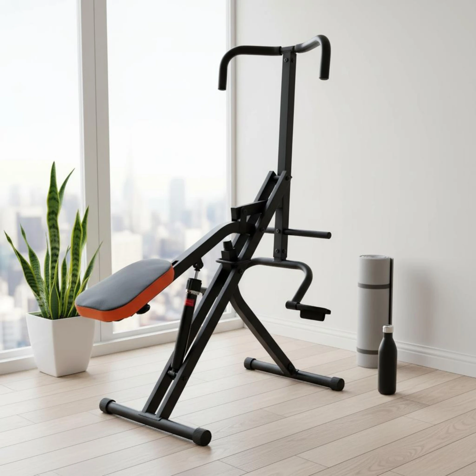 

Ab Exercise Equipment Foldable Ab Workout Machine Mid-Section Workout Machine Multifunctional Fitness Equipment Ergonomic Design
