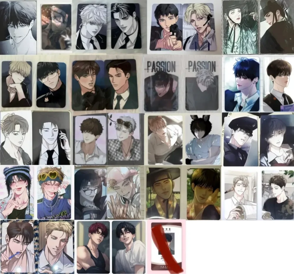 Official Korean BL Manhwa Collection Photocards Hidden Edition 36Pcs/Set
