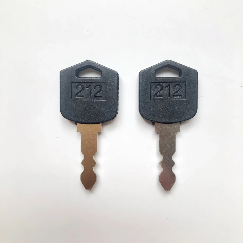 

2PCS 212 Key For Doosan Daewoo Forklift Skid Steer D554212