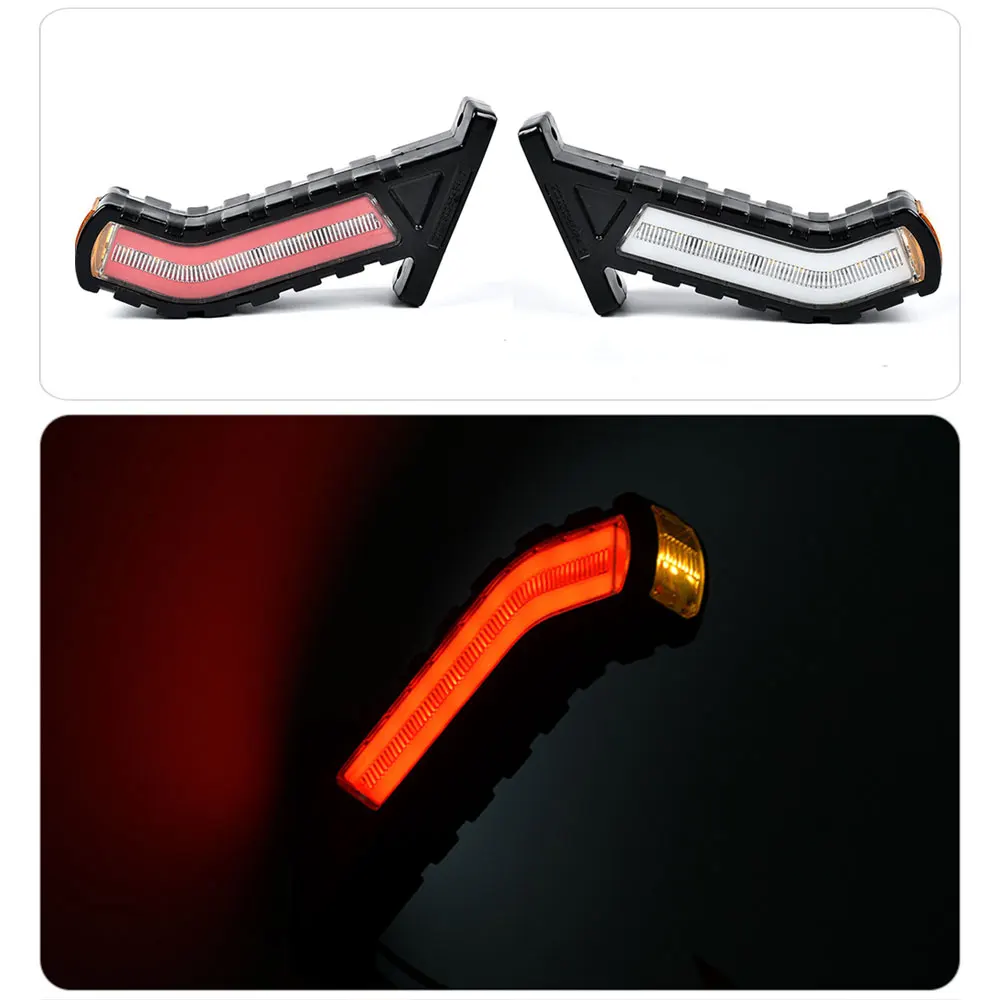 2x LED Side Marker Lights Flowing Turn Signals Lamp Universal For Cars SUV Vans Lorry Rvs Bus Boat Trailer Truck Pickup 12V 24V