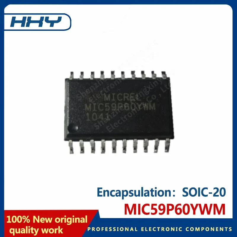 

5PCS MIC59P60YWM package SOIC-20 power electronic switch