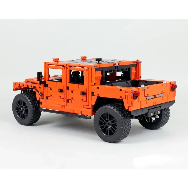 New H1MOC-194531 Compatible with 42177 Land Sports Car Racing Building Blocks Model 2503 Parts Kids Building Blocks Toy Gifts