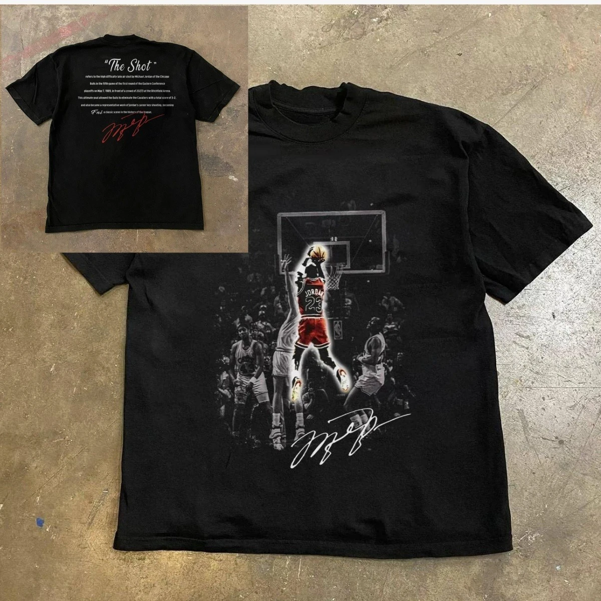 2026 Summer Cotton American-style Heavyweight Sheer-blocking Ultimate-winning Moment Printed Men's Trendy Short-sleeved T-shirt