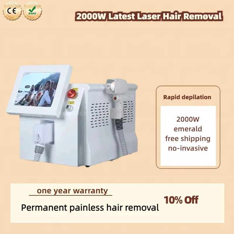 

2024 CE Certified Ice Platinum 3 Wavelength 808Nm 755 1064nm Painless Permanent Diode L-aser for Best Hair Removal Results