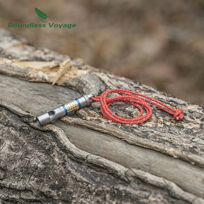 صفارات السلامة التي لا حدود لها من التيتانيوم لإنقاذ الحياة والمشي لمسافات طويلة وتدريب الحيوانات الأليفة صفارات رياضية Ti9013O 1 قطعة #5