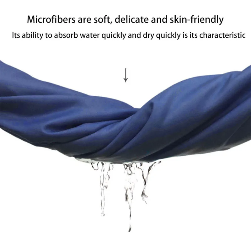 Adult Microfiber Swimming Changing Robe with Hood Quick-drying Wetsuit Towel Thicken Fashion Bath Beach Poncho Surf Towel