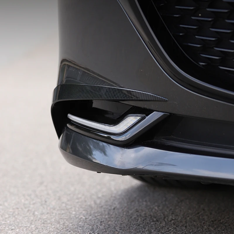 

Передние двухсторонние декоративные полоски, аксессуары для наружного украшения автомобиля для Mazda 3 Axela BP 2019 2020 2021 2022 2023 2024 2025