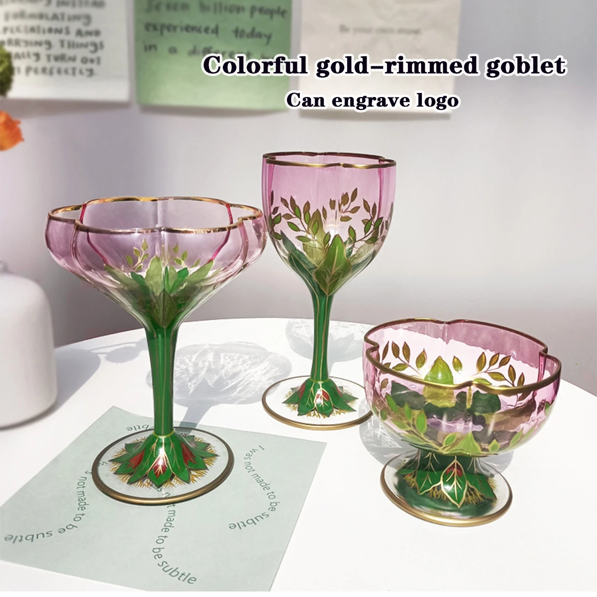 

(Возможна гравировка логотипа) Бокалы для вина из цветного хрусталя объемом 230/300 мл, барные бокалы, бокалы для шампанского, коктейльные бокалы, бокалы для виски, пивные бокалы