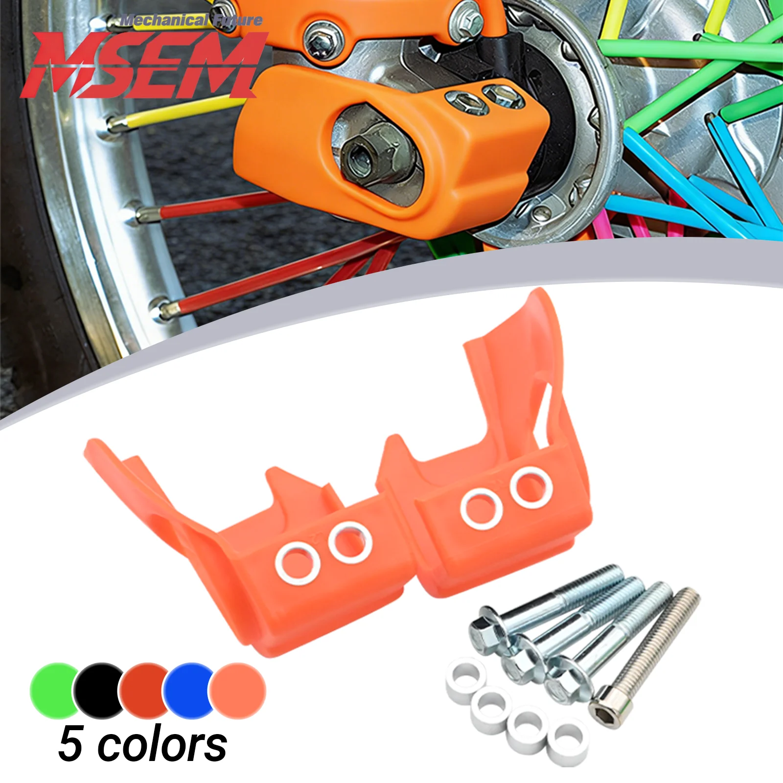 Для Husqvarna125-501 FX/TX/TC/FE/FC и KTM125-450 XC-W/XCF-W/EXC/EXC: Пластиковый защитный чехол для передней вилки, защита нижней части вилки.