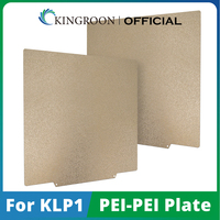 KINGROON 3D Printer Parts KLP1 Build Plate PEI Sheet Double Side Printing 220x220mm (Magnetic Base is Optional)