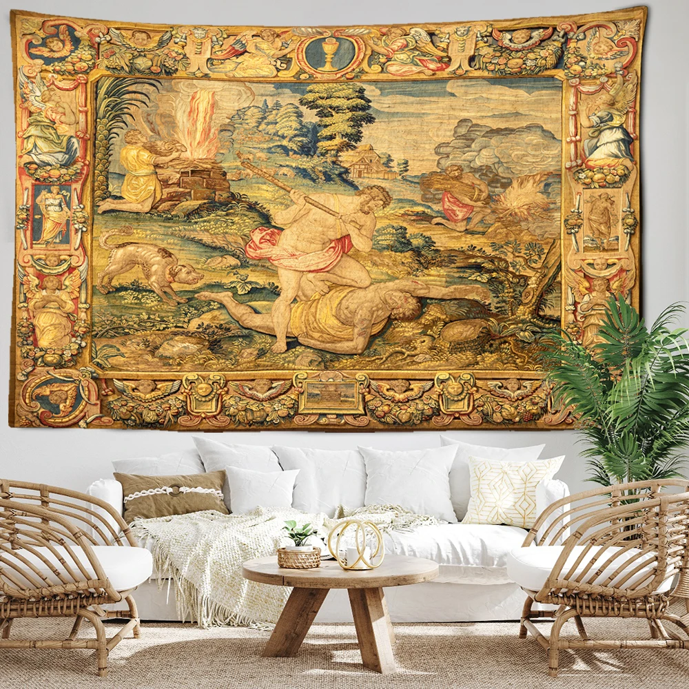 Home Decor Hippie - Retro Character Murals Tapestry Wall Hanging
