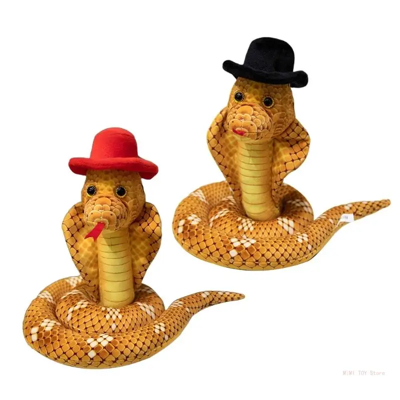 

2025 Snake Stuffed Toy New Year Handcrafts Party Mascots Gift for Kids