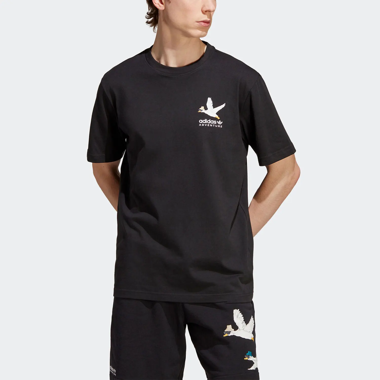 

Adidas genuine ADV DUCKIES TEE Men's Sports T-Shirt HZ1148