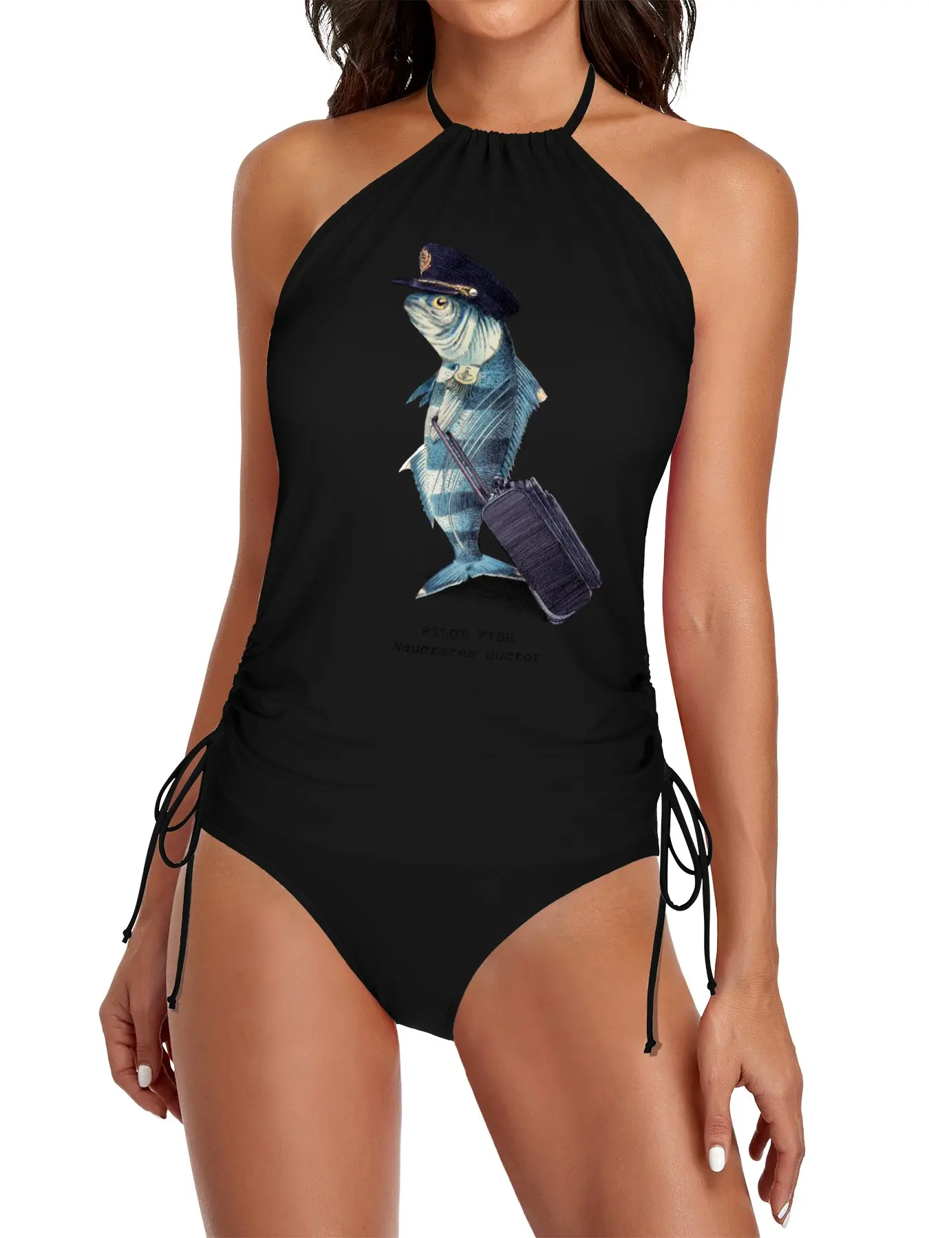 

The Pilot Split Swimsuit Set Swimwear women Bikini for women bikinis sets woman women beach dresses