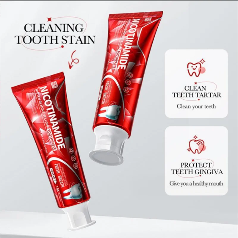 100g Brightening White Toothpaste Pressing Toothpaste Deep Cleaning Gingival Protection Fresh Breath Gentle Clean