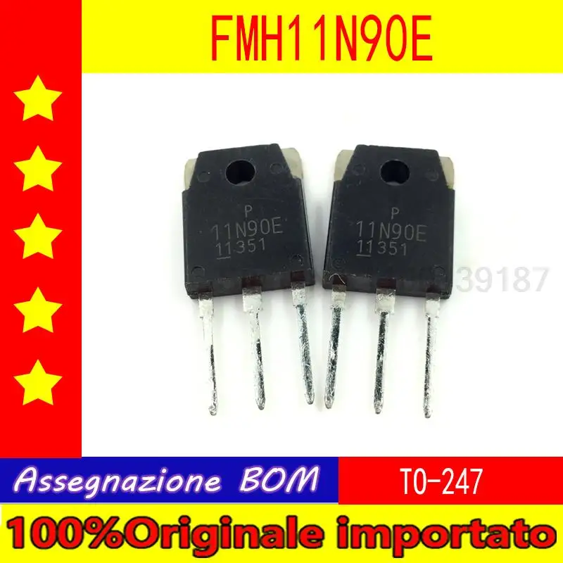 10pcs/lot  FMH11N90E 11N90E TO247 field effect transistor 11A 900V