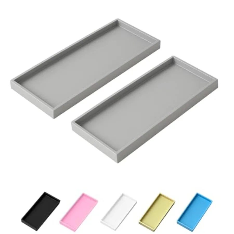 

Водонепроницаемый органайзер Vaty Tray 15 дюймов для столешницы, для туалета, парфюмерии, мыла, ключей, аксессуаров для ванной и кухни