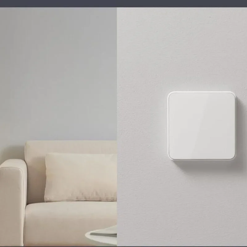 Xiaomi Mijia Smart Wall Switch Single Double Key Works with BLE Mesh Gateway Intelligent Linkage Remote Control Mi Smart Home