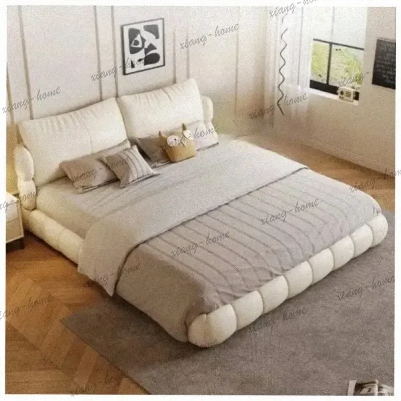 LJY Bedding Mattress Double Bed Headboards Elegant Household Modern Bed Frames Mattress Dressers Camas De Solteiro Bedroom Furni