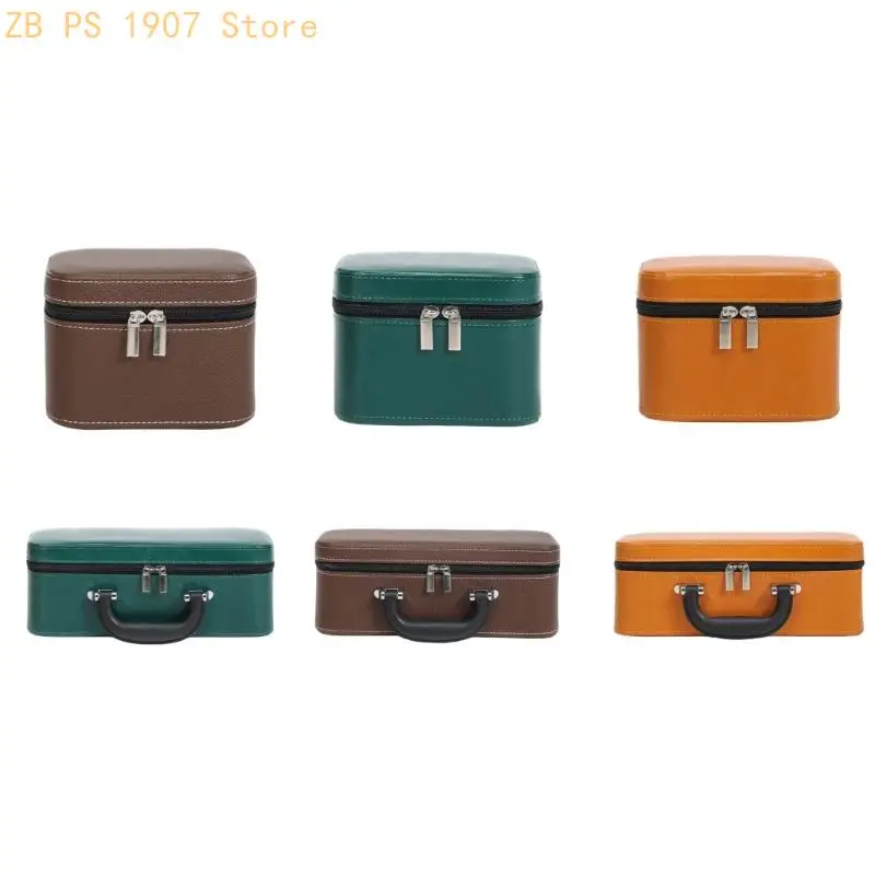 

Lightweight PU Bracelet Case Multiple Compartments Storage Solution for Bangle 55KA