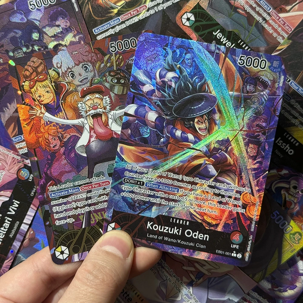 قطعة واحدة بطاقات الوكيل زعيم OP04 بوا هانكوك ريبيكا فيفي إيشو تمساح روب لوتشي كوزوكي أودن مجوهرات بوني TCG EN بطاقة #3