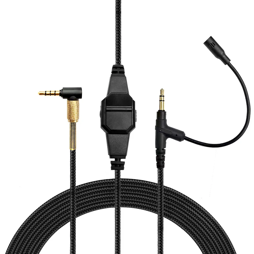 붐 마이크용 V-MODA 컴퓨터 게임용 e스포츠 헤드셋 케이블 게임용 헤드폰 케이블 액세서리