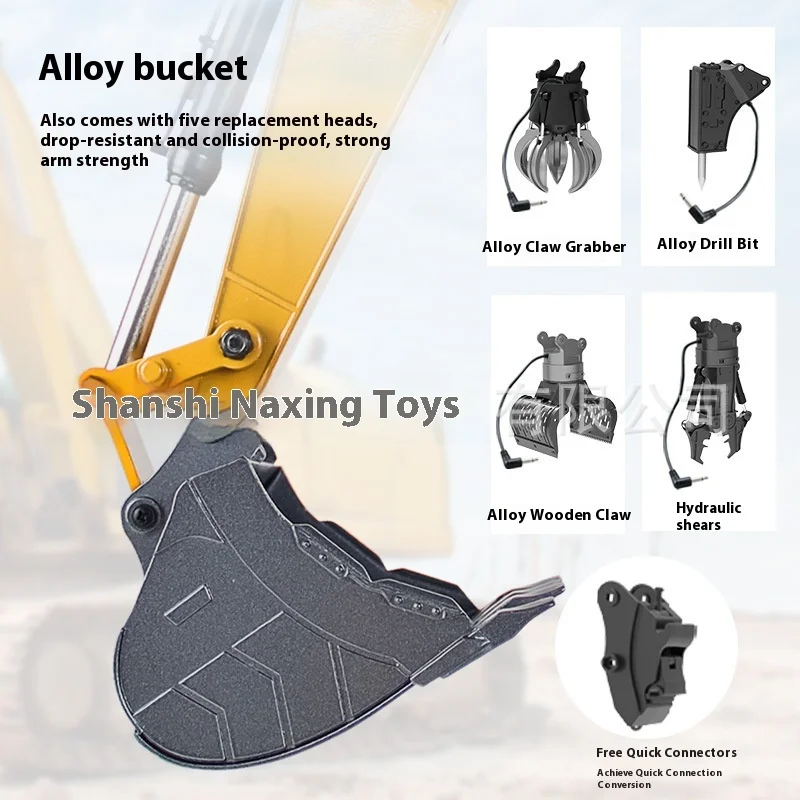 Nieuwe Huina 1/14 Schaal Graafmachine 1580 Legering Techniek Voertuig Speelgoed 32 Kanalen Afstandsbediening Simulatie Graafmachine voor Kinderen