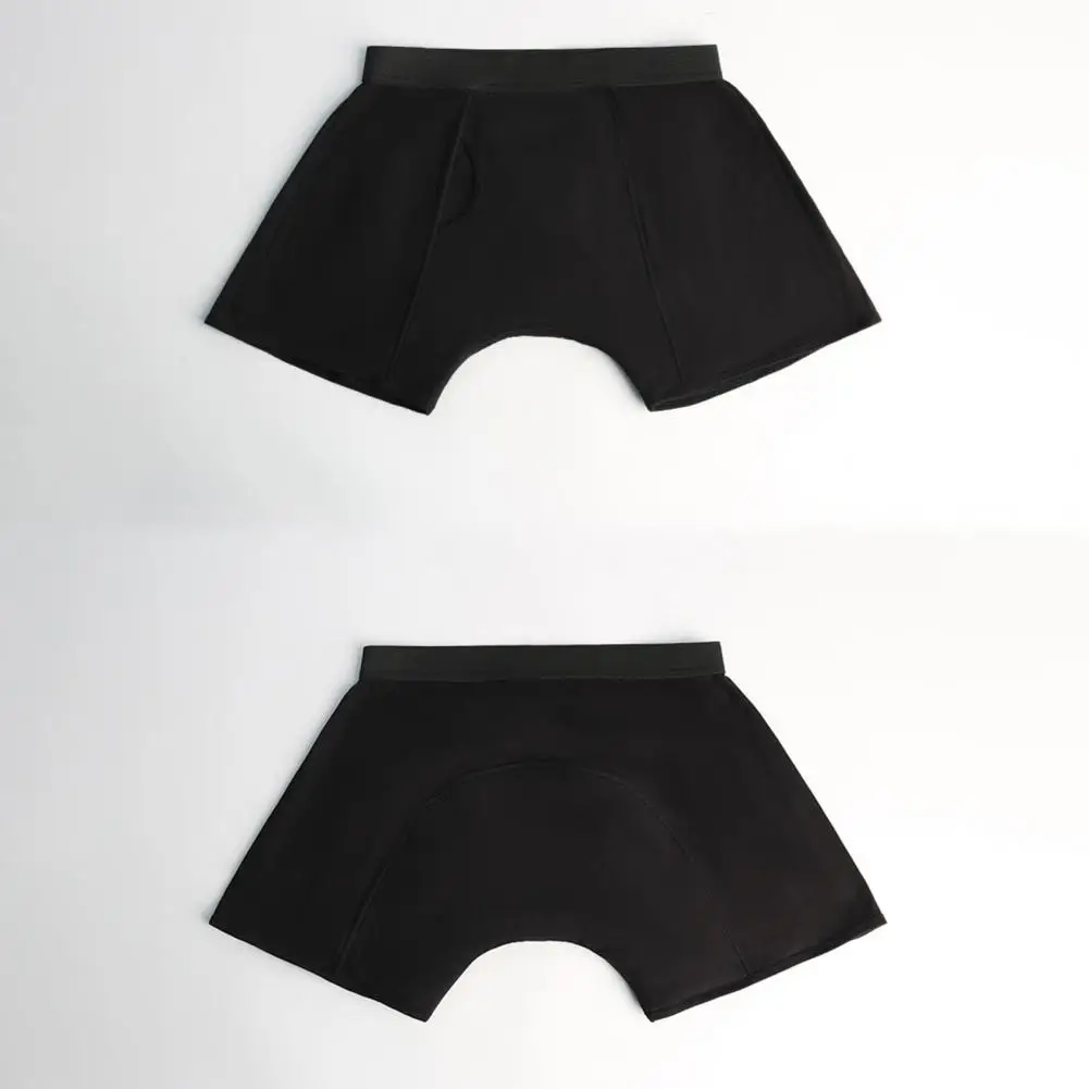 

Comfortable Men Boxer Leak-proof Boxer for Men Washable Reusable Underwear with Urine-proof Pads for Elderly Bedridden for Men
