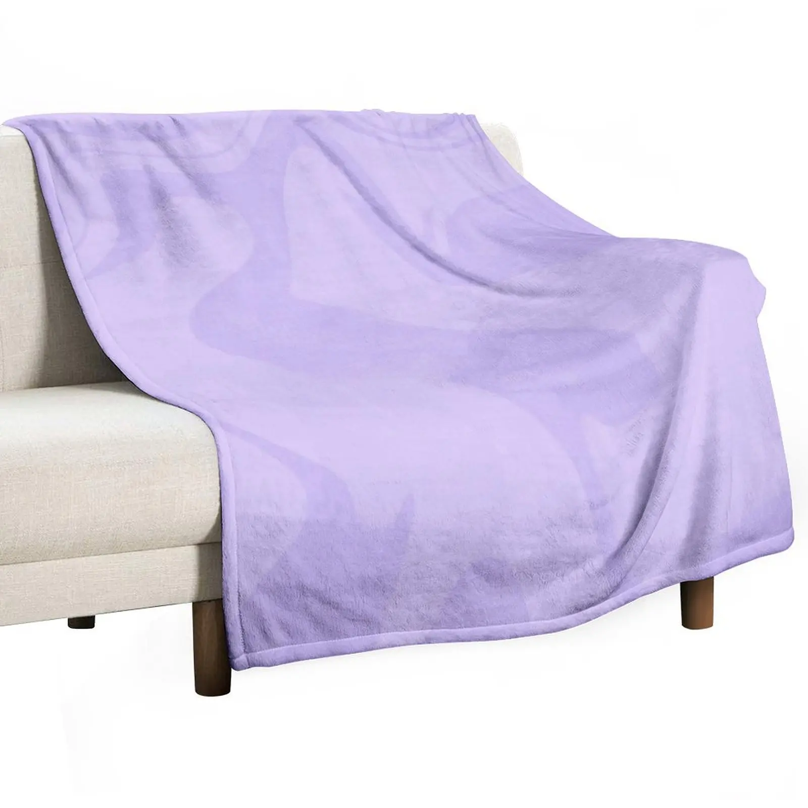 

Ever growing, Ever changing, Ever evolving - Aesthetic Purple Abstract Flowers Throw Blanket Blankets For Bed Travel Blankets