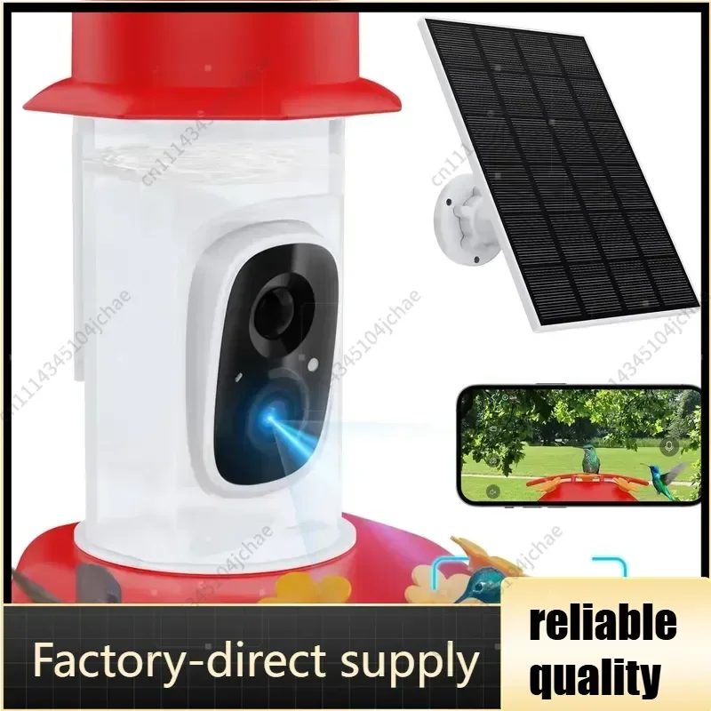 EE for Advanced Solar Enabled Adjustable Eco-Friendly Hummingbird Feeder Camera Wireless Monitoring Multi-Device Connectivity