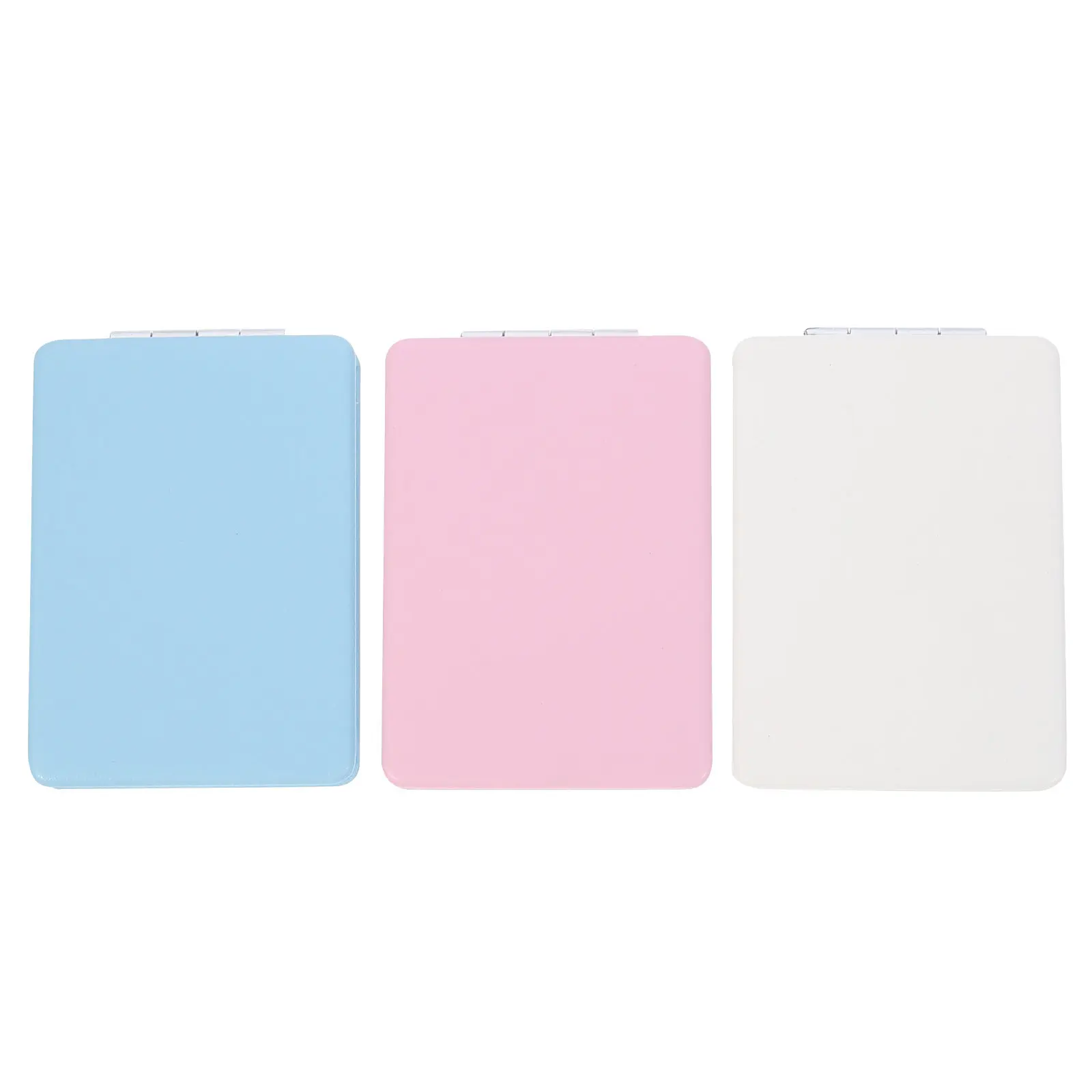 

Набор из 3-х портативных компактных складных зеркал для макияжа с подсветкой для женщин, для путешествий и ванной комнаты