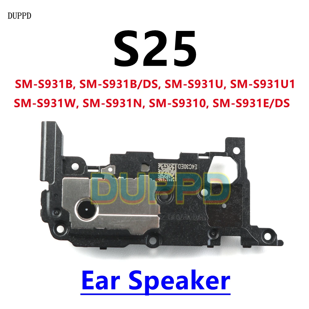 Immagine 4: Altoparlante Auricolare Superiore e Altoparlante Inferiore per Samsung S25 SM-S931B S931U S931N S931 - Ricambio per Speakerphone e Buzzer